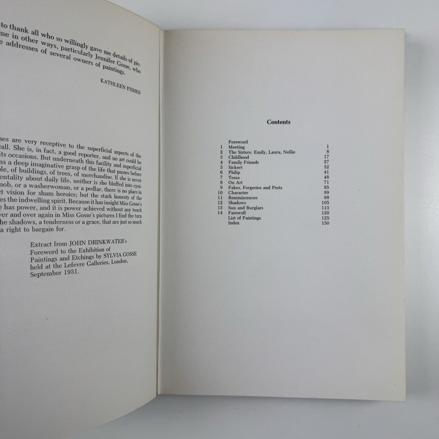 Conversations with Sylvia. Sylvia Gosse Painter 1881-1968 by Kathleen Fisher | Edited by Eileen Vera Smith | Charles Skilton, 1975