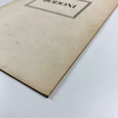 Bodoni Types | Soldans Limited type specimen leaflet, undated