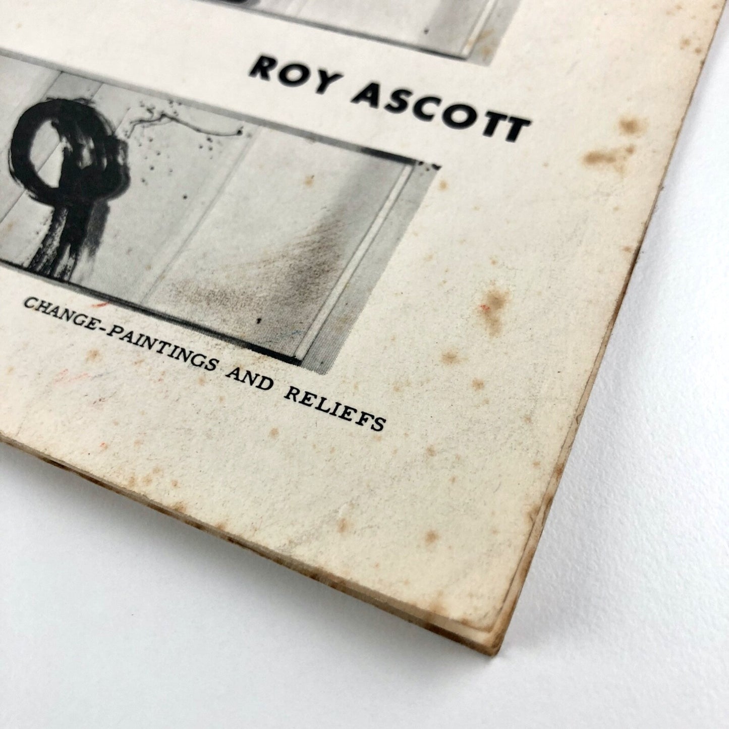 Roy Ascott: Change – Paintings and Reliefs | Presumed exhibition c.1959/early 60s