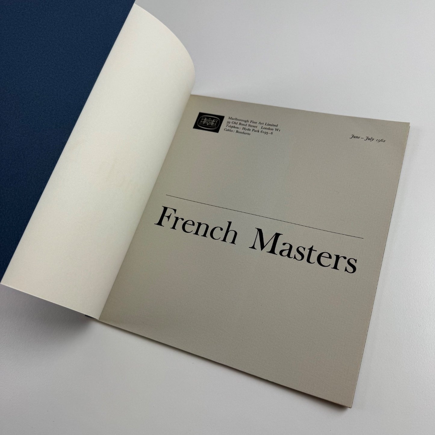 rench Masters | Marlborough Fine Art June-July 1962 design Gordon House