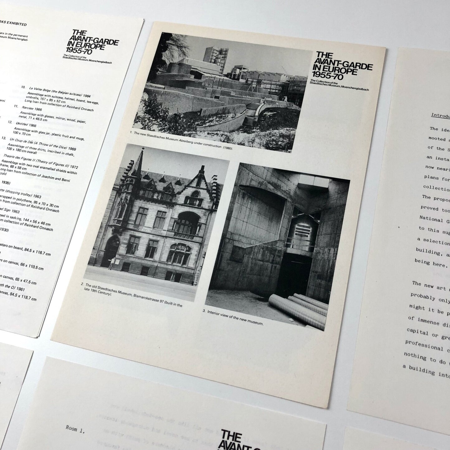 The Avant-Garde in Europe: 1955-70. The Collection of the Staedtisches Museum / Scottish National Gallery of Modern Art