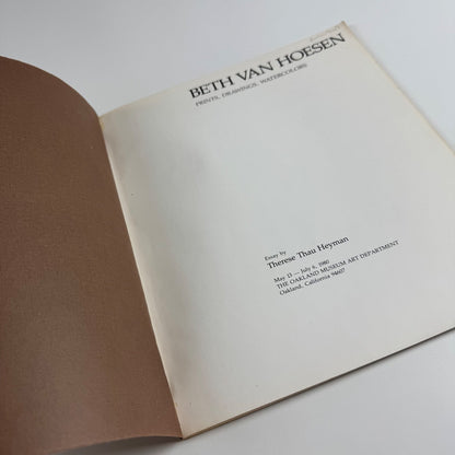 Beth Van Hoesen. Prints drawings watercolours | Oakland Museum Art Dept 1980