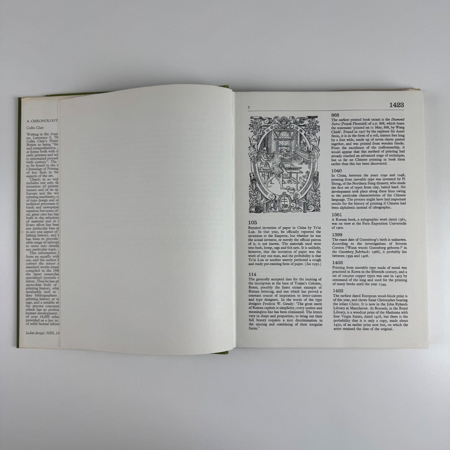A chronology of printing by Colin Clair | Frederick A. Praeger, 1969