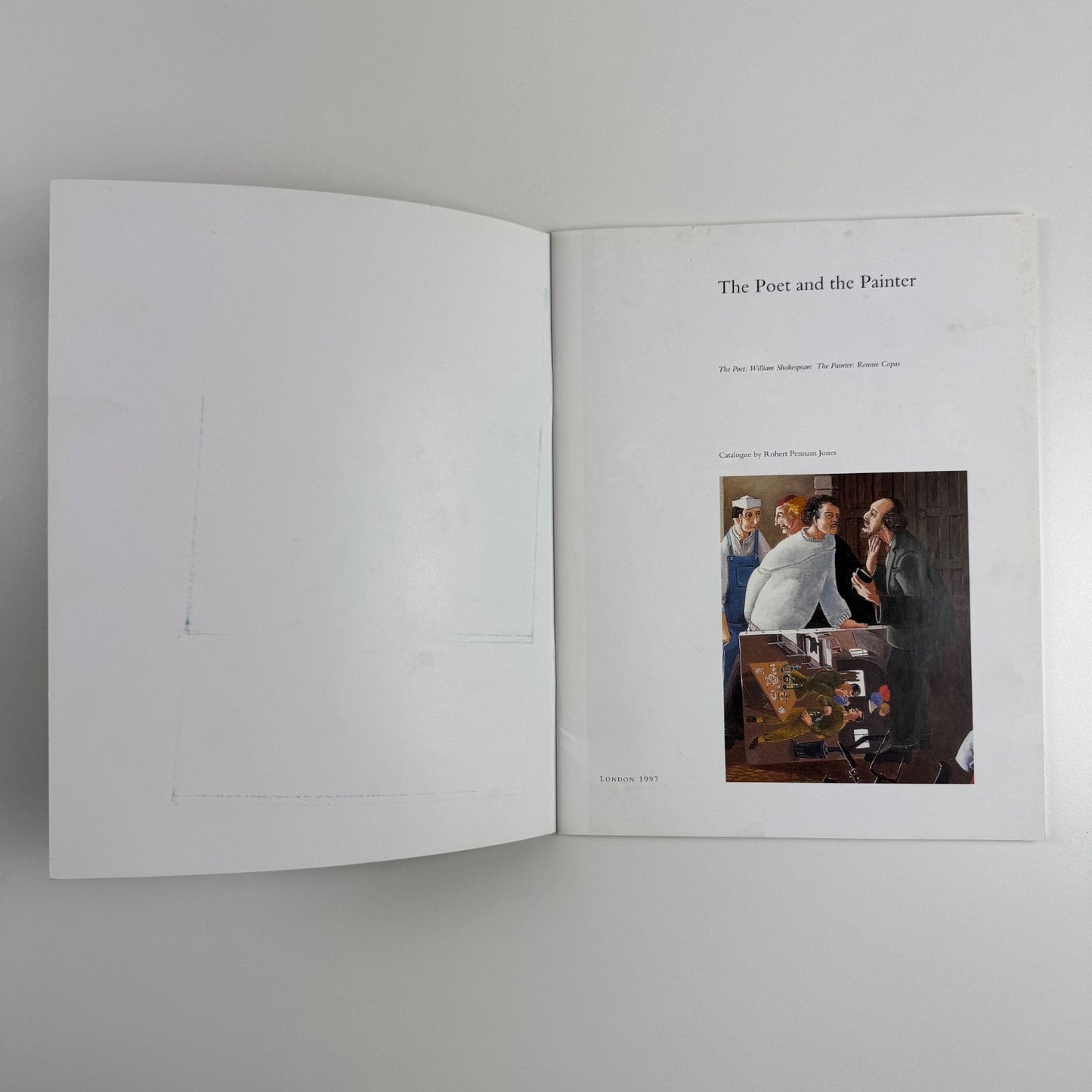 The Poet and the Painter (William Shakespeare & Ronnie Copas) Robert Pennant | The Beacon Press