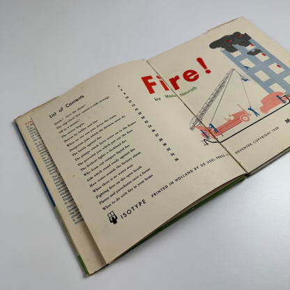 Fire! A Parrish Colour Book for Children by Marie Neurath. Max Parrish, London, 1950 Isotype Institute