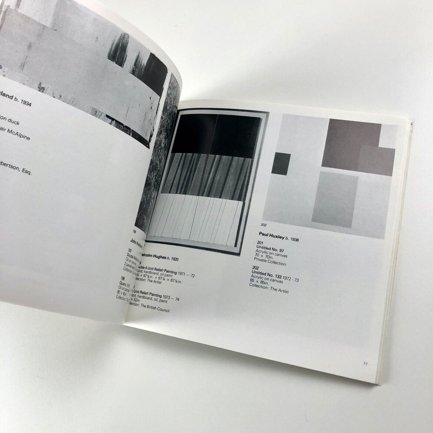 British Painting 1952-1977 Royal Academy of Arts | catalogue design by Gordon House