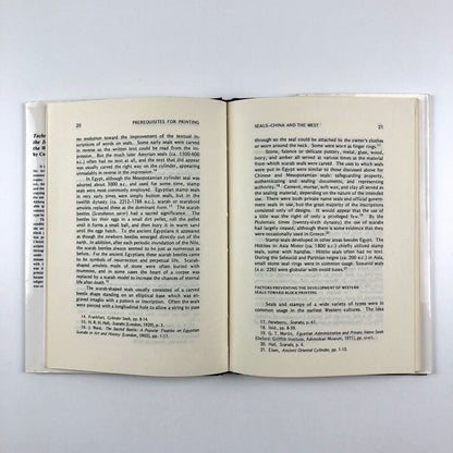 Prerequisites for the Invention of Printing in China and the West | Constance R Miller, 1983