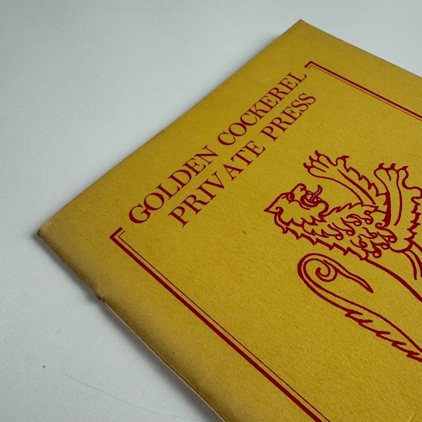 Golden Cockerel Private Press British Hand-made books Autumn 1954