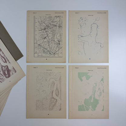 Établissement d’une feuille de la carte de France | Géographique de l’armée 1936