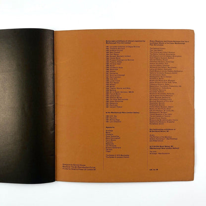 Contemporary Spanish Painting & Sculpture | Marlborough Fine Art catalogue, 1962 | catalogue design by Gordon House