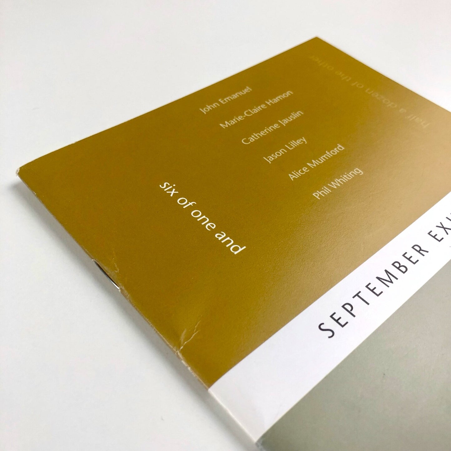 Six of one and half a dozen of the other group exhibition | Belgrave Gallery catalogue, 2008