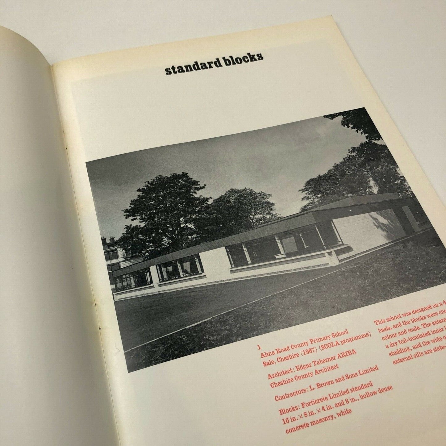 Concrete block masonry in architecture by David Sawtell The Cement and Concrete Association, 1971