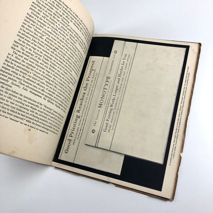 The Monotype Recorder – Advertising journal, July to October 1928 | Issue no 226