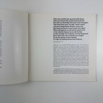 Fifty Years of Tom Phillips. One hundred years of the Mappin Art Gallery