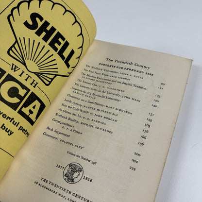The Twentieth Century – February 1956, Vol. CLIX No. 948 | Edward Bawden cover