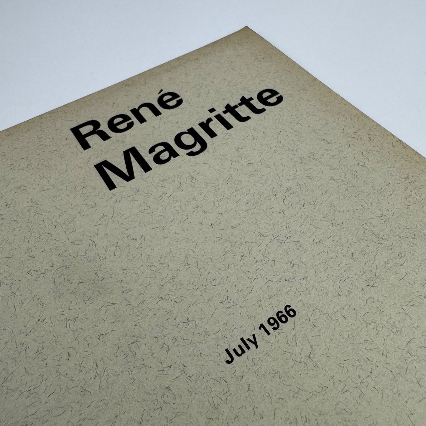 René Magritte | Zwemmer Gallery, London July 1966