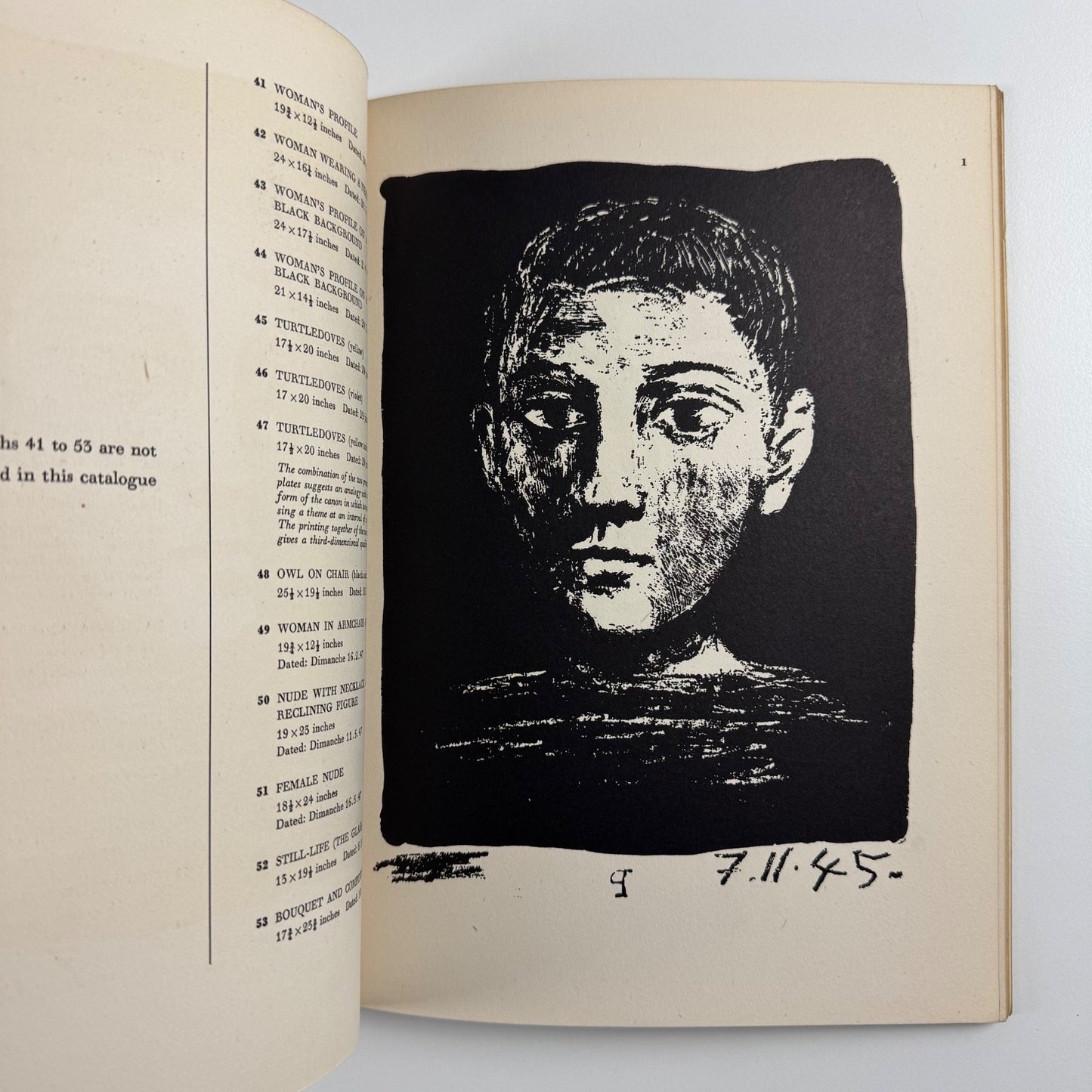 Picasso. 55 Lithographs 1945–1947 | Arts Council, 1947