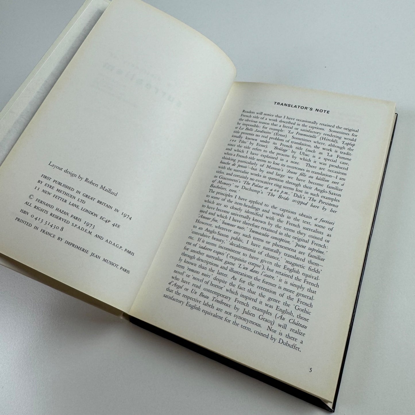 A dictionary of surrealism by José Pierre | Eyre Methuen, 1974