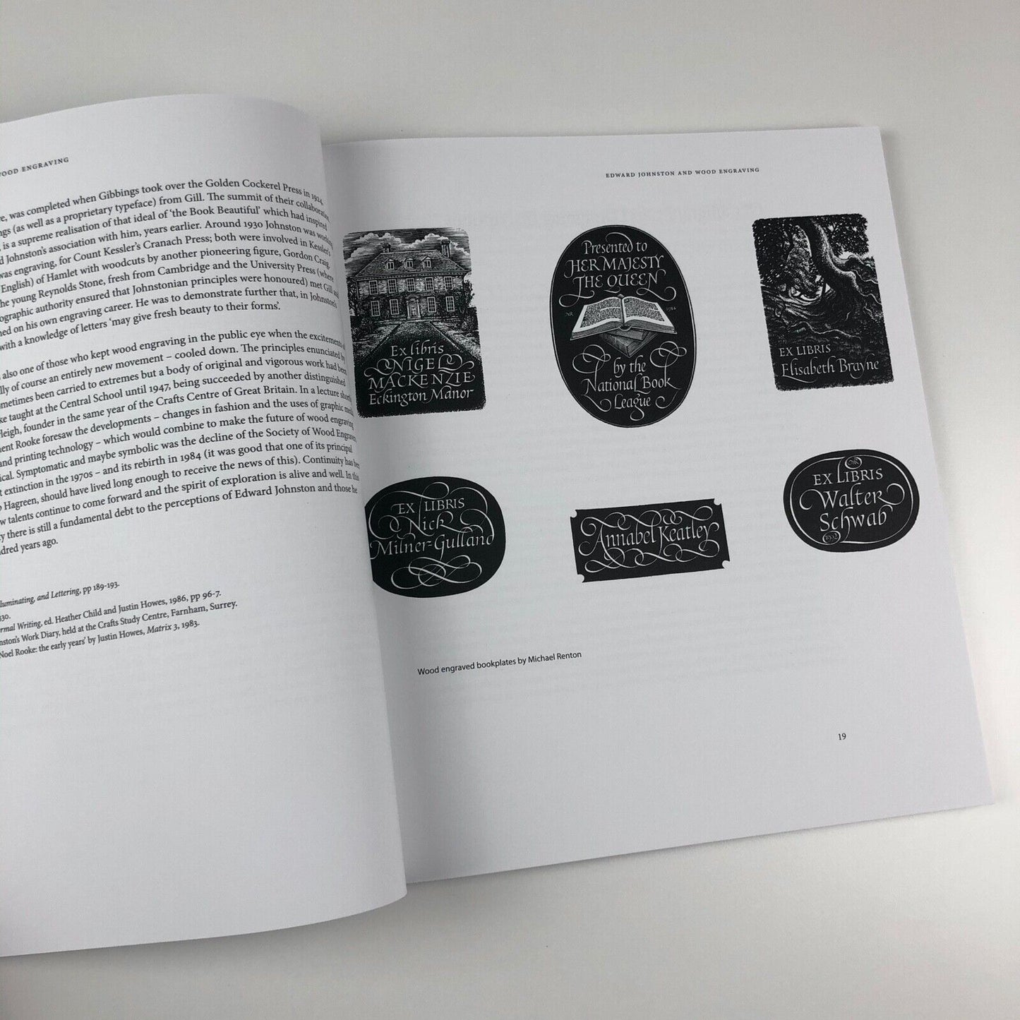 Pen & Print. The Legacy of Edward Johnston 1906-2006 | The Edward Johnston Foundation and the Society of Scribes and Illuminators, 2006 | signed by Gerald Fleuss
