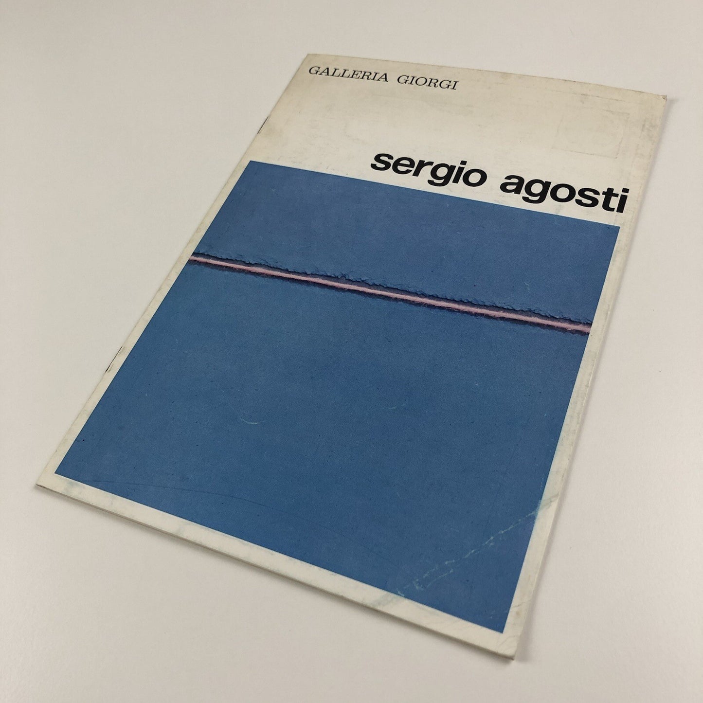 Sergio Agosti | Galleria Giorgi, Florence | July 1976 exhibition catalogue