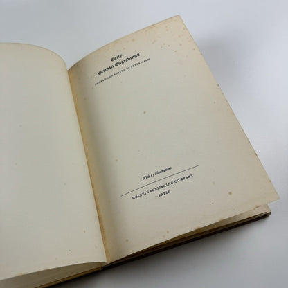 Early German Engravings Holbein Publishing Co Basle ed Peter Halm 1946