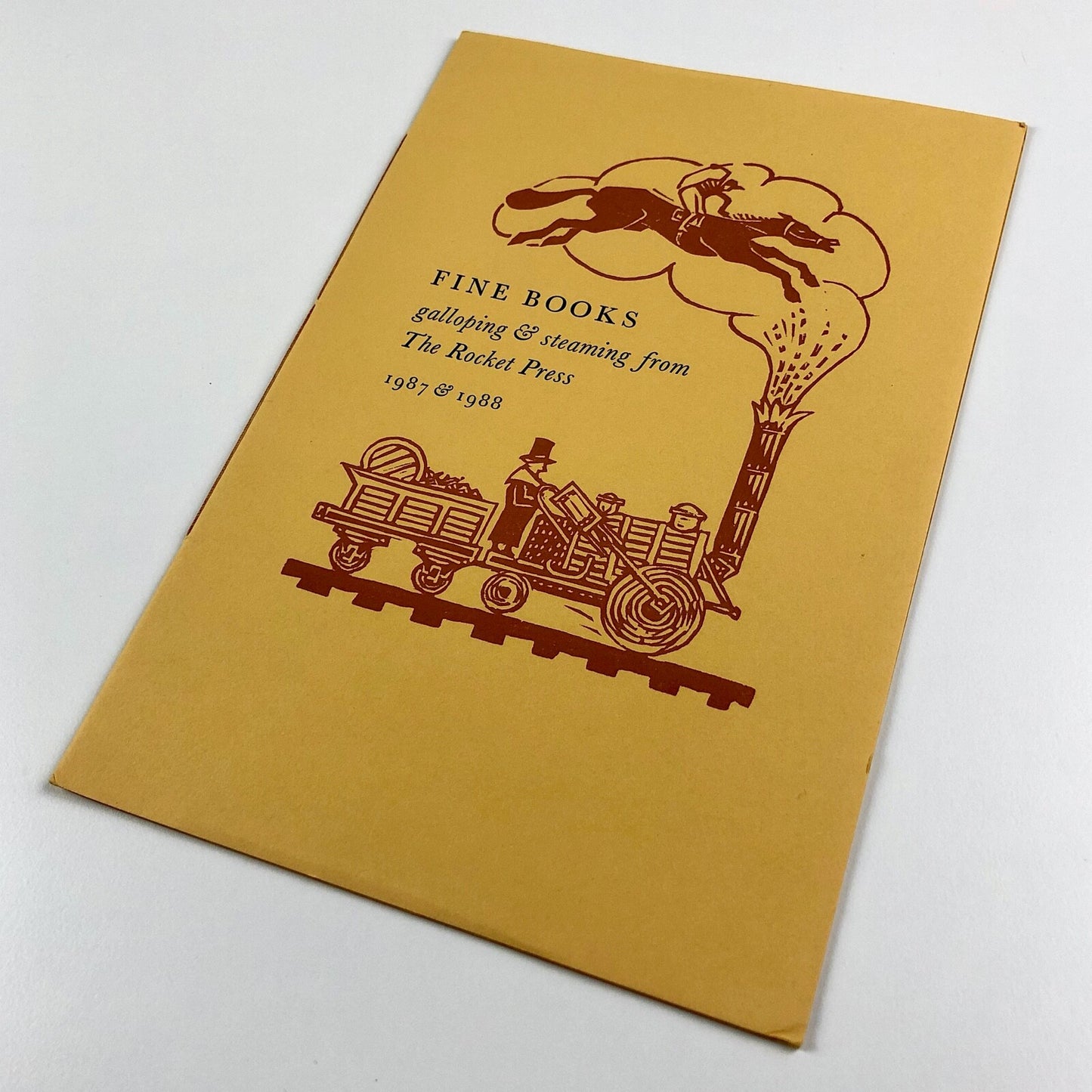 Fine Books galloping & steaming from The Rocket Press, 1987 & 1988