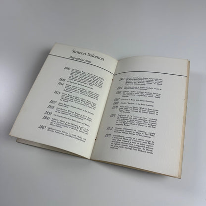 Paintings and drawings by Simeon Solomon | Durlacher Bros Madison Avenue, New York 1966 introduction by Lionel Lambourne