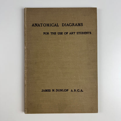 Anatomical Diagrams for the use of art students by James M. Dunlop | G. Bell & Sons, 1911, 7th impression