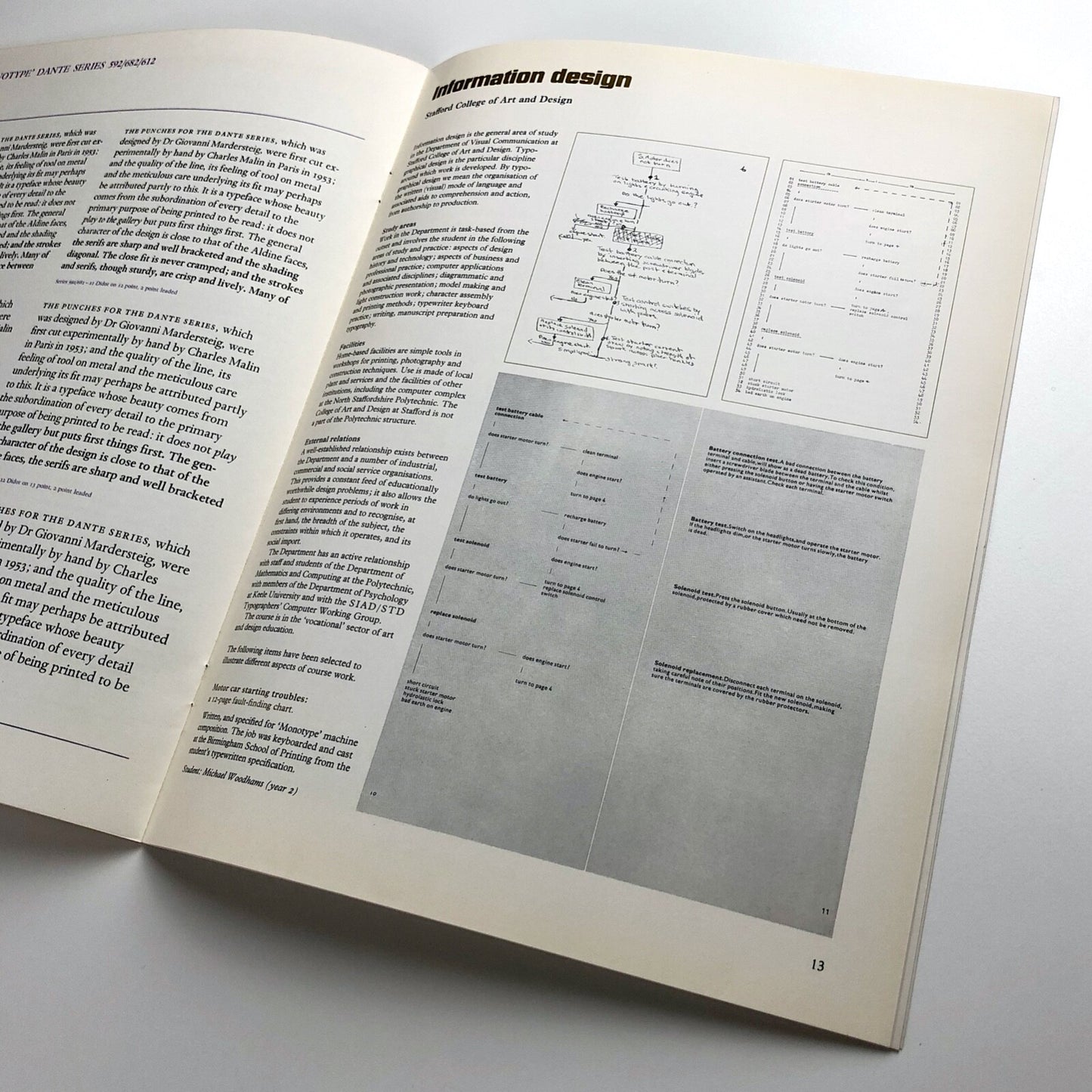 Monotype Newsletter 88 + 'Dante' type specimens Robert Barbor | February 1971