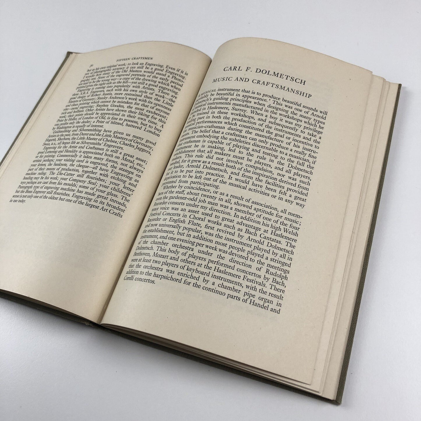 Fifteen Craftsmen and their Crafts | Edited and introduction by John Farleigh | Sylvan Press, 1945 reprint
