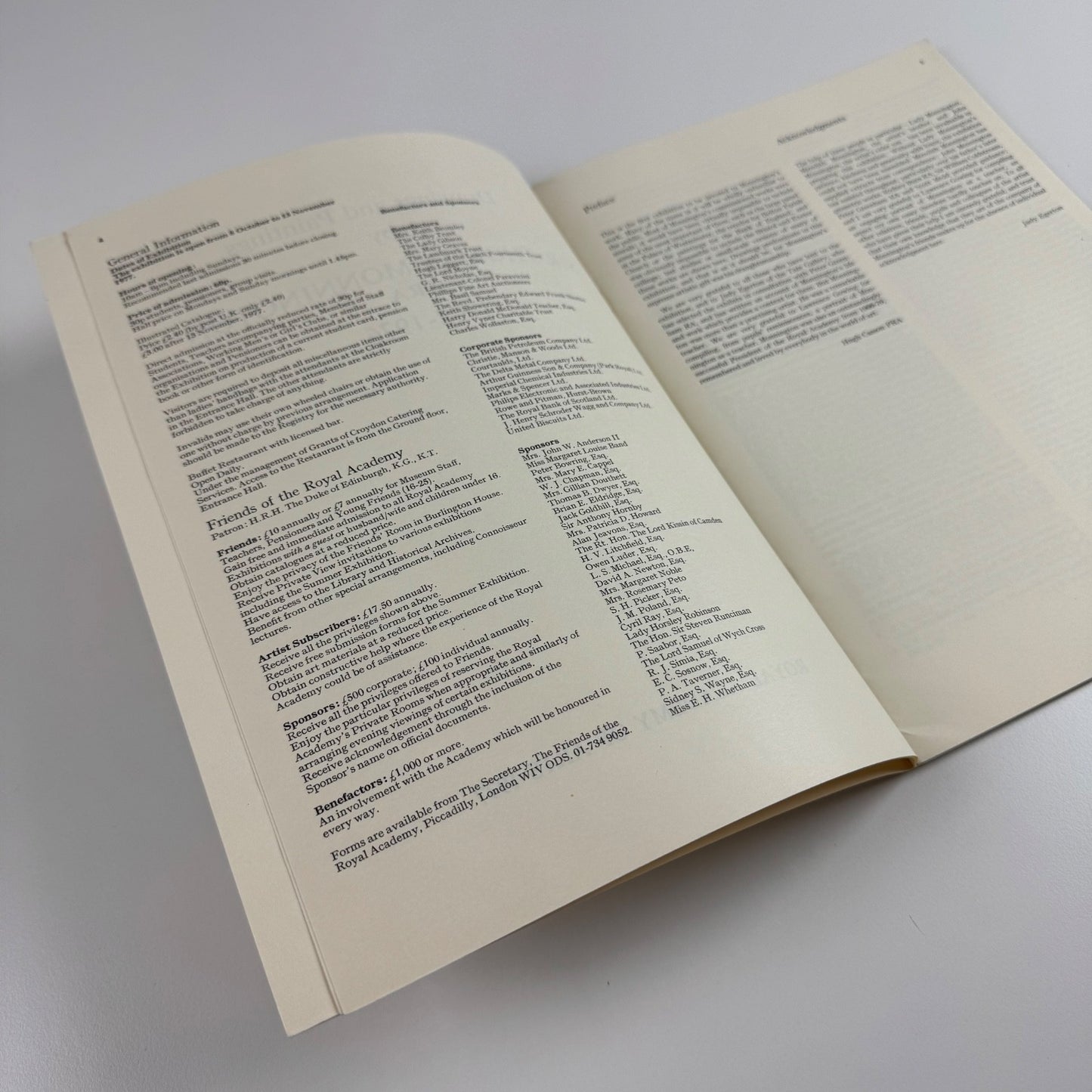 Drawings and Paintings by Sir Thomas Monnington Royal Academy of Arts 1977 catalogue design Gordon House