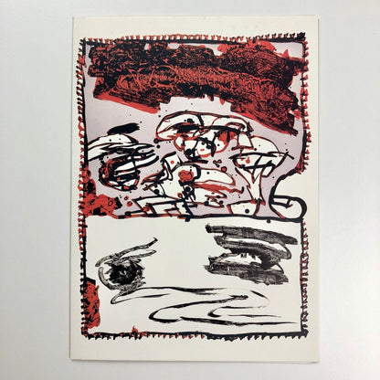 Pierre Alechinsky. Private view invitation | Ronny van de Velde 1999