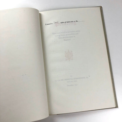 Printing. Some Account of its Invention, Earlier Writing Forms, Personalities and Later Developments in England | Lt Col Sir Henry K. Stephenson, 1941