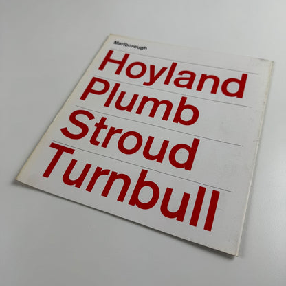 Hoyland Plumb Stroud Turnbull | Marlborough undated cat.105 design by Gordon House
