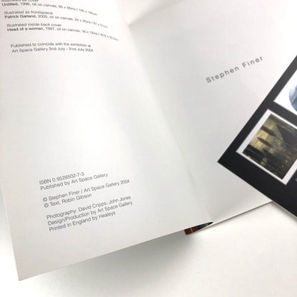 Stephen Finer – Paintings Art Space Gallery | 2004 catalogue and private view invite