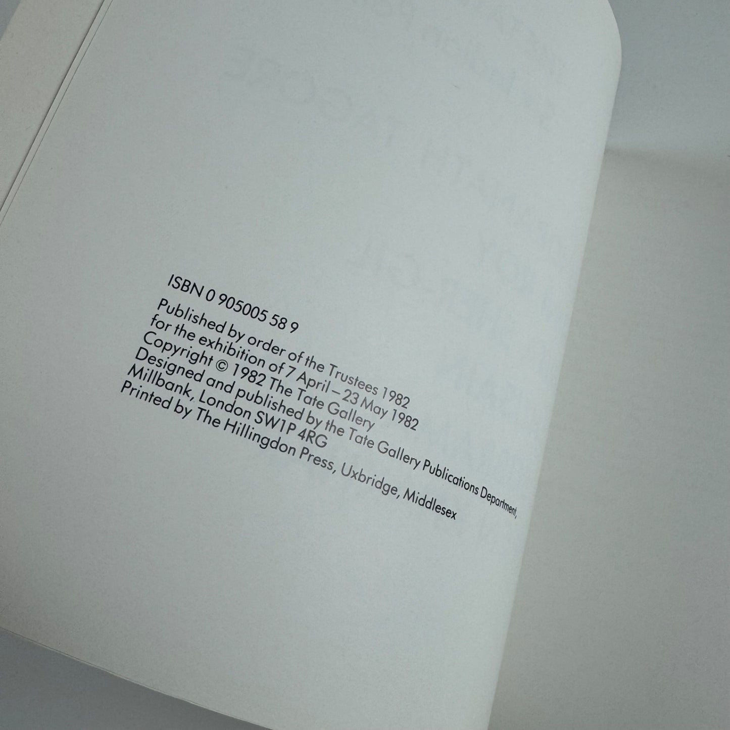 Six Indian Painters | Tate Gallery, 1982