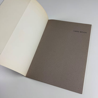 Larry Rivers 1965-1970 | Marlborough Fine Art New York, Dec 1970 - Jan 1971