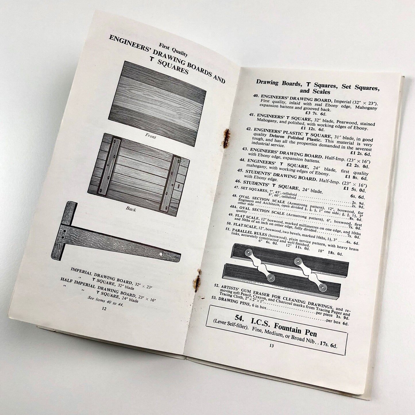 International Correspondence School (ICS) | Catalogue of Technical Supplies, 1952