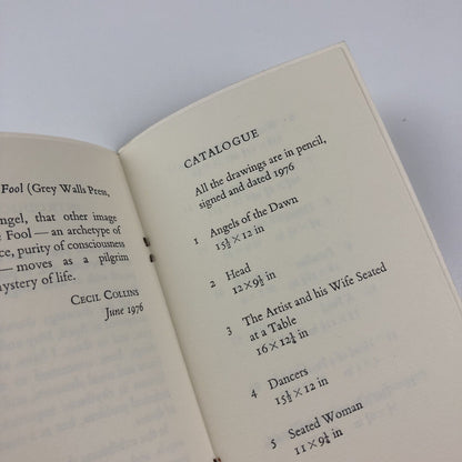 Cecil Collins New Drawings | Anthony D'Offay 1976 | Tragara Press, limited edition