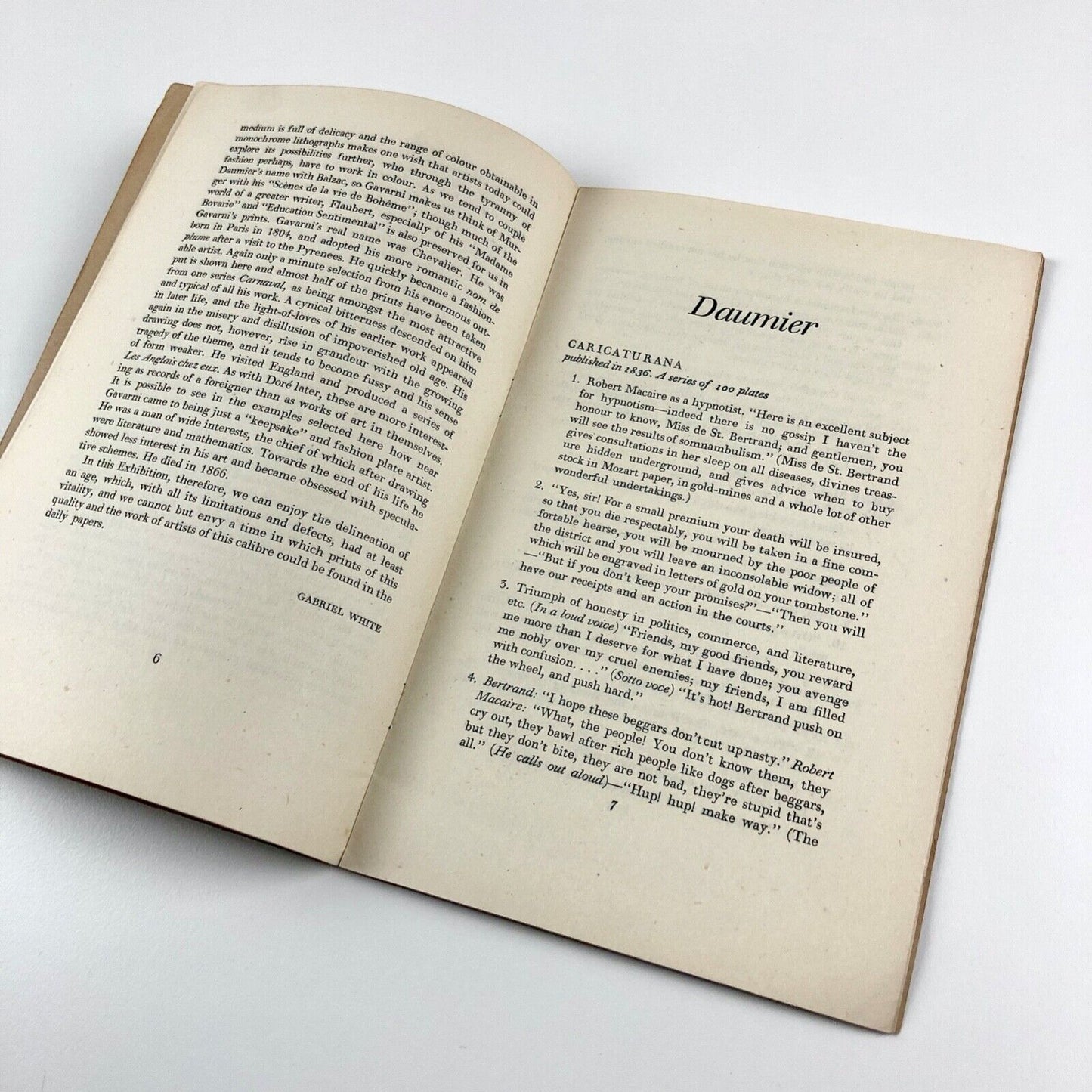 A selection of lithographs by Daumier and Gavarni | Arts Council catalogue booklet, 1946