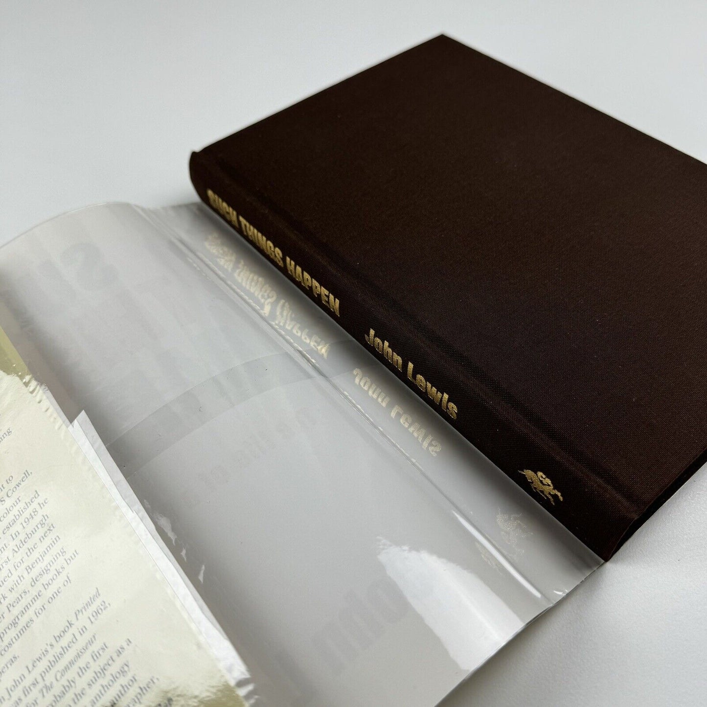 Such things happen. The life of a typographer by John Lewis | Unicorn Press, 1994