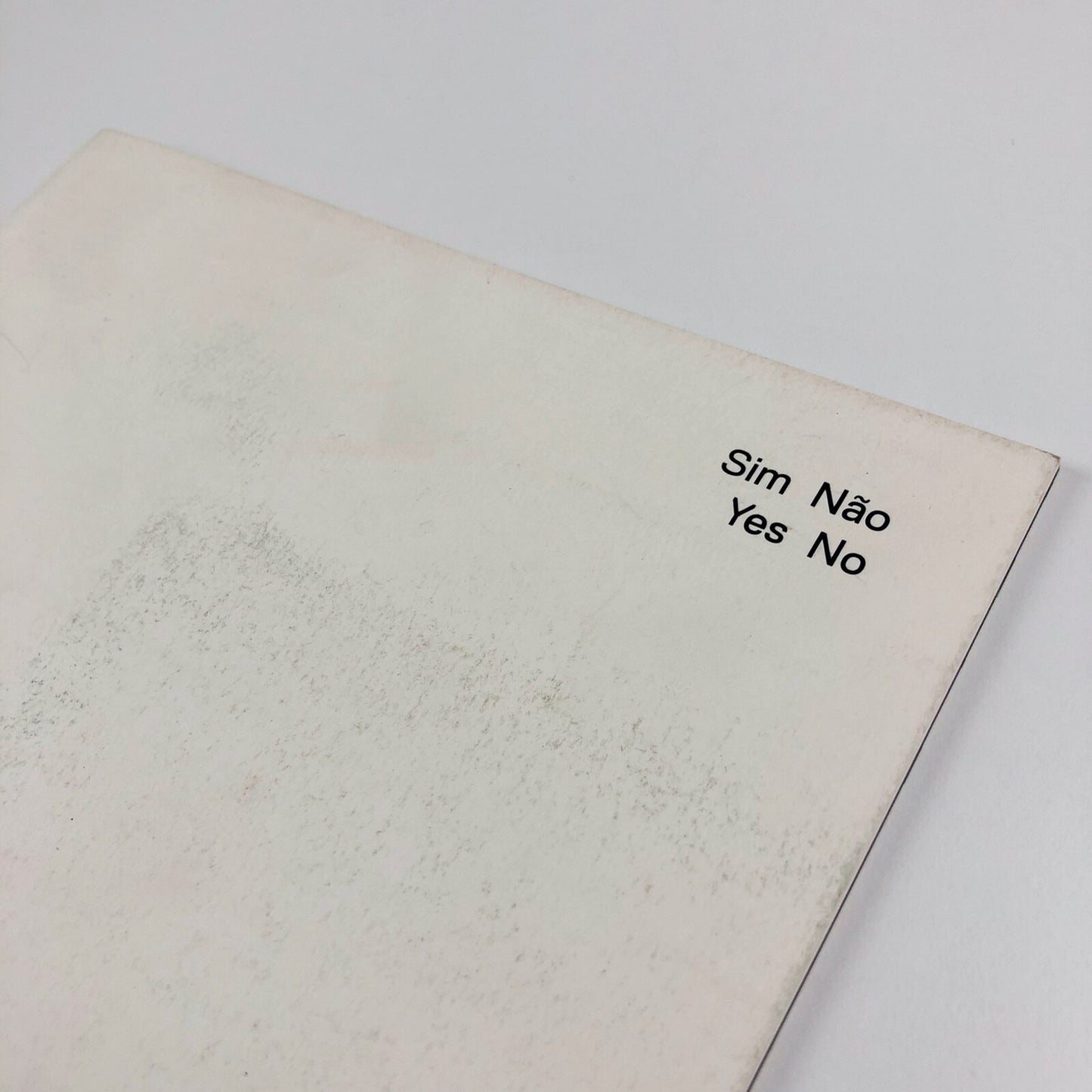 Sim Não – Yes No | Auditório da Fundação de Serralves, 2007 Manuel Castro Caldas