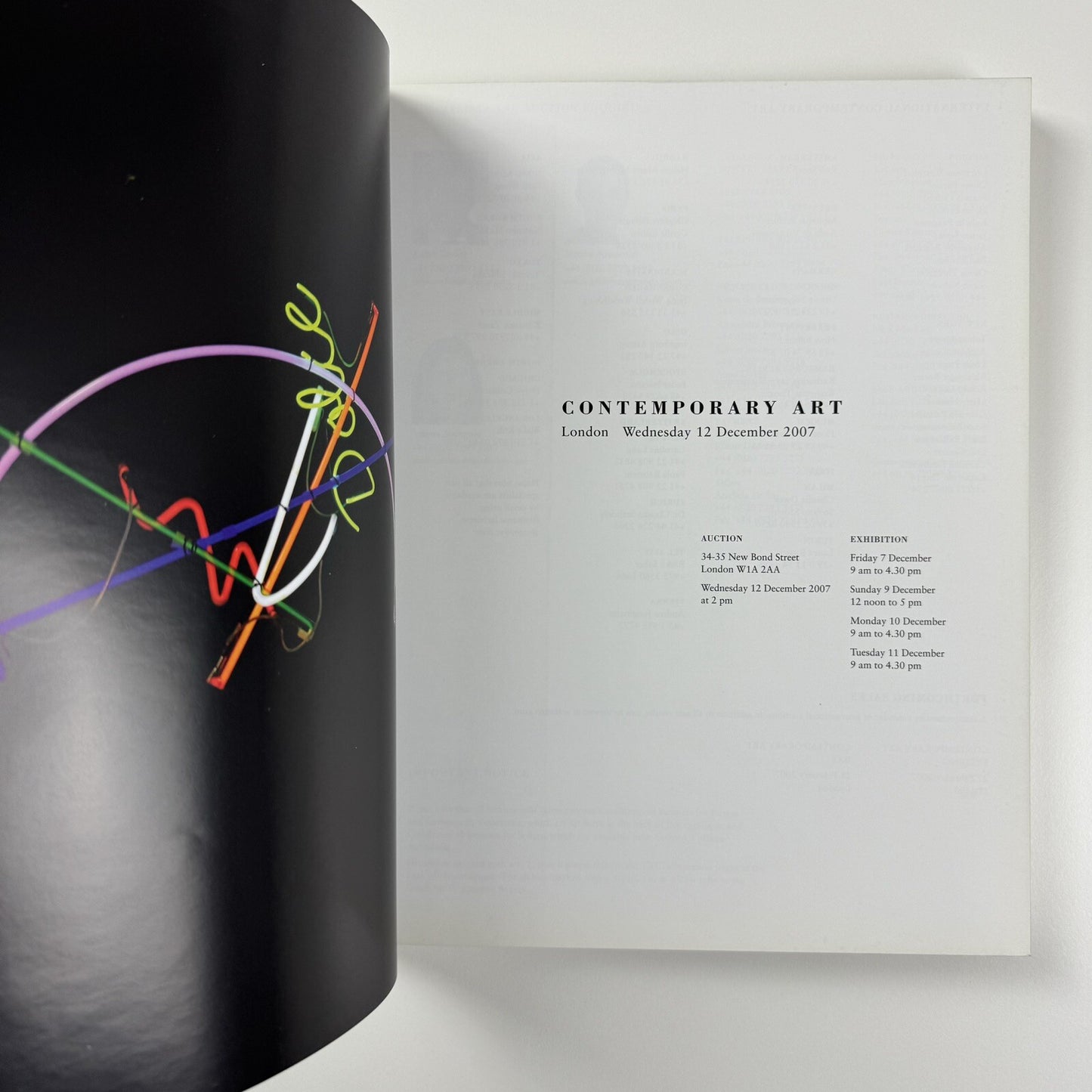 Contemporary Art | Sotheby's London catalogue, 12 December 2007 | Ref LO7713