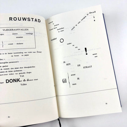 Bezette stad. Nagelaten gedichten [concrete poetry] by Paul van Ostaijen, 2010