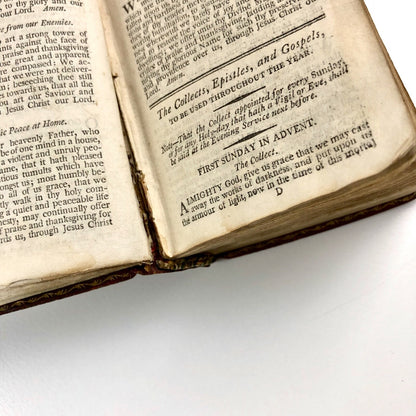 Miniature Book of Common Prayer | Publisher J. Scratcherd | Printed by Charles Whittingham | Inscribed Mary Ann Pennington, 1802