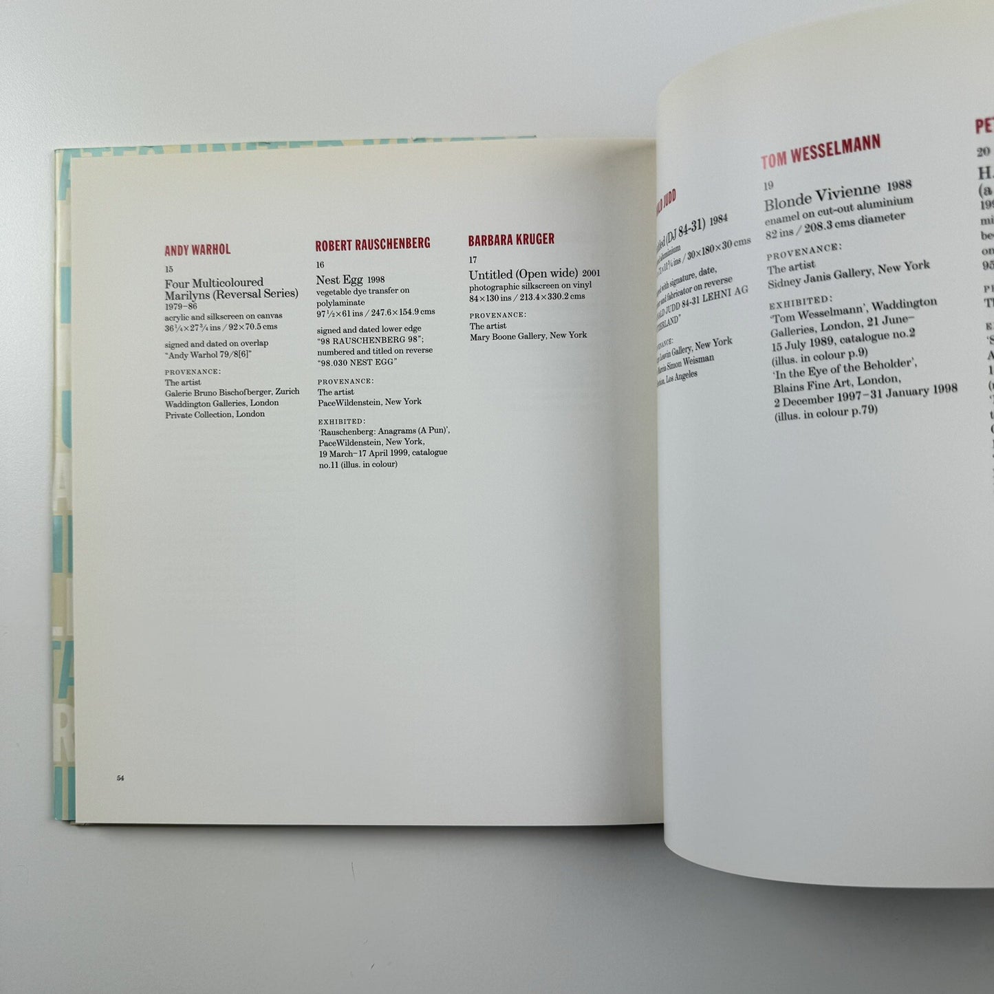 United Kingdom United States | Waddington Galleries exhibition catalogue, 2002
