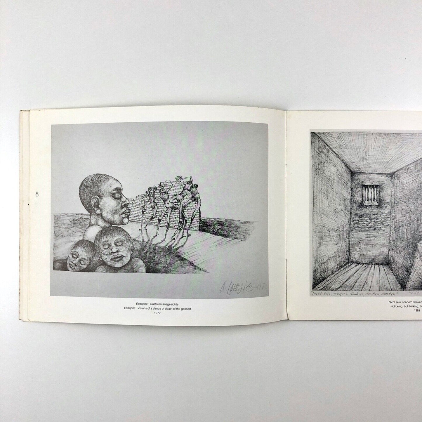 Roger Loweig paintings drawings etchings lithographs Trent Polytechnic 1985
