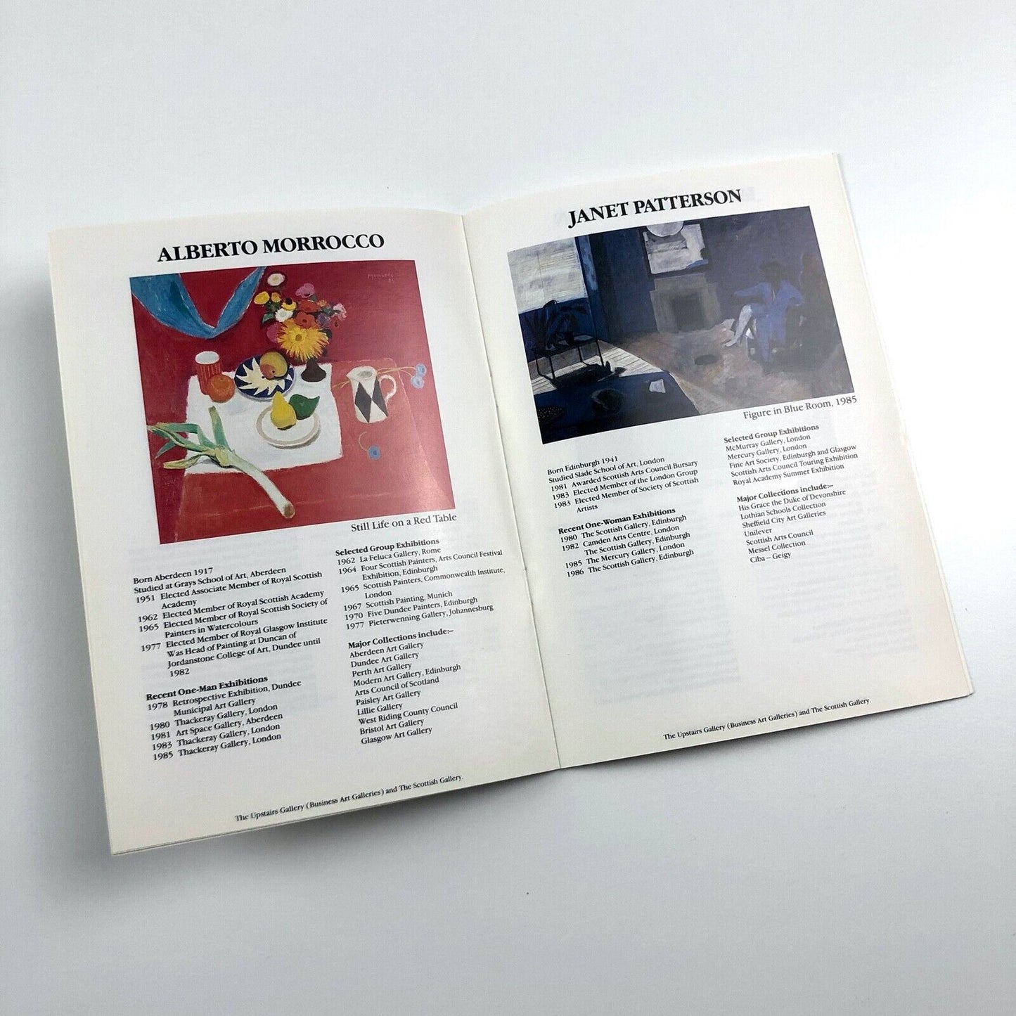 Ten Scottish Painters. The Upstairs Gallery | Royal Academy of Arts catalogue booklet, 1986