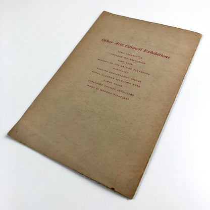 A selection of lithographs by Daumier and Gavarni | Arts Council catalogue booklet, 1946