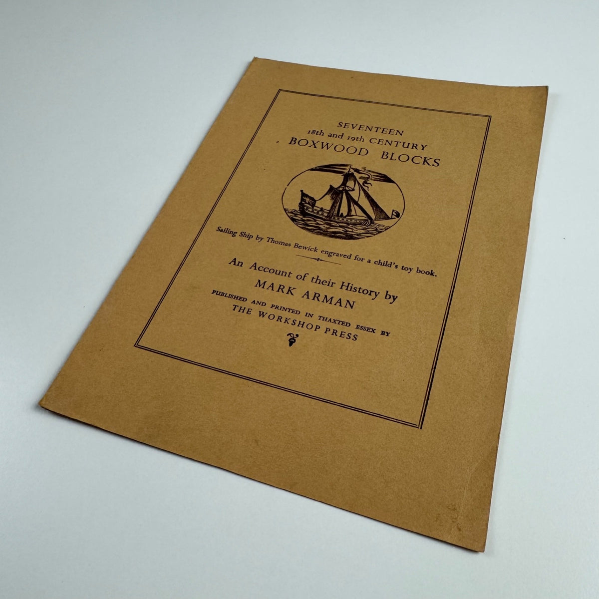 Seventeen 18th & 19th century Boxwood Blocks  An account of their history by Mark Arman | Arman Workshop Press